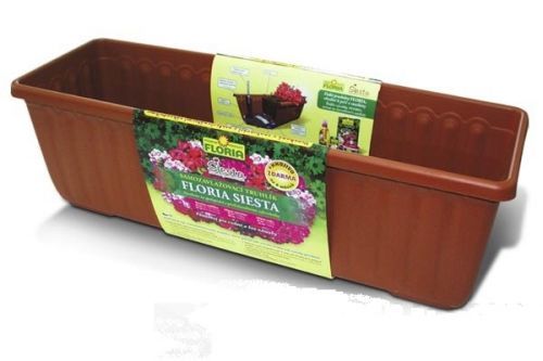 Plastia Samozavlažovacie truhlík 80 cm - Terakota