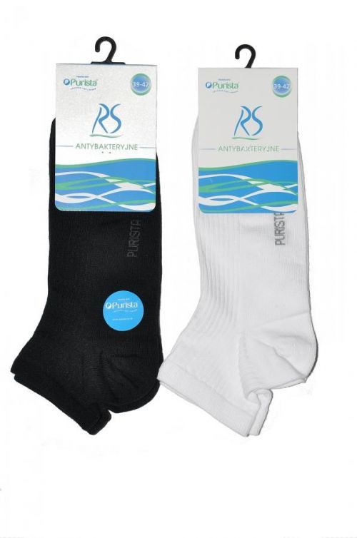 Pánske antibakteriálne ponožky Regina Socks Purista čierna 43-46