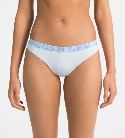 Dámske tangá QD3636E-TDX modrá - Calvin Klein modrá XS