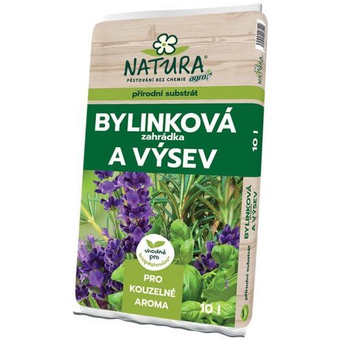 AGRO NATURA Substrát bylinková zahrádka a výsev 10 l