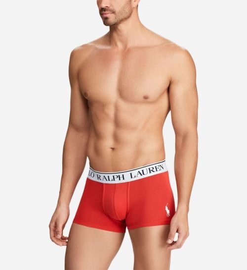 Boxerky 714753035022 červená - Ralph Lauren červená XL