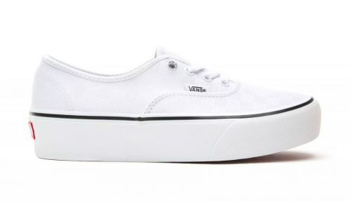 Vans Ua Authentic Platform (Tonal Check) biele VN0A3AV842B