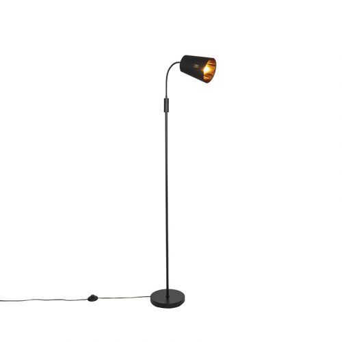 Moderná stojaca lampa čierna - Carmen