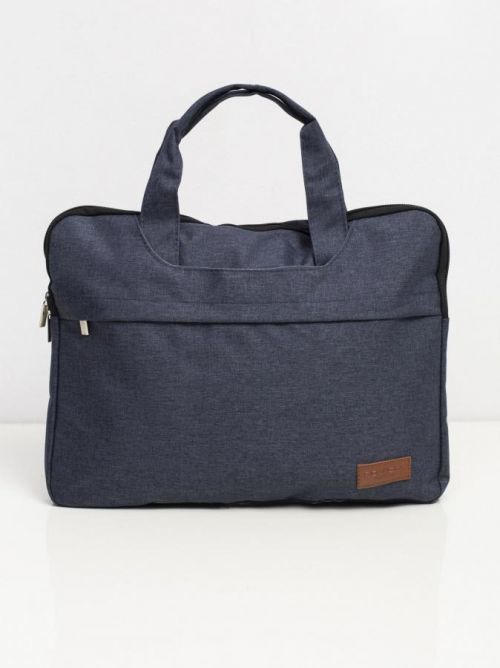 Tmavo modrá látková taška na notebook one size