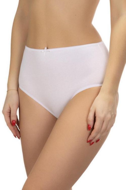 Dámske nohavičky MIDI L-400MD-01 2-pack bílá XXL