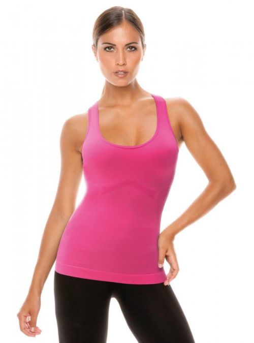 Športové dámske tielko bezšvové Canotta Donna Active-Fit Farba: Fucsia, Veľkosť S / M