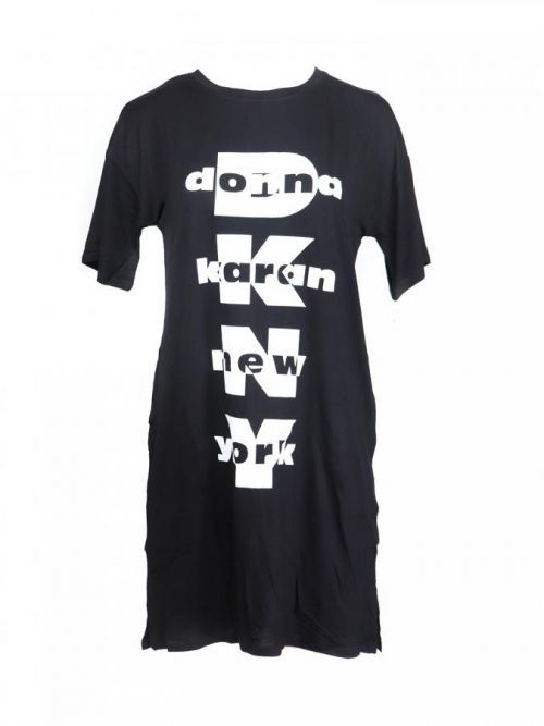 Dámska nočná košeľa YI2322403-001 čiernobiela - DKNY čiernobiela XS