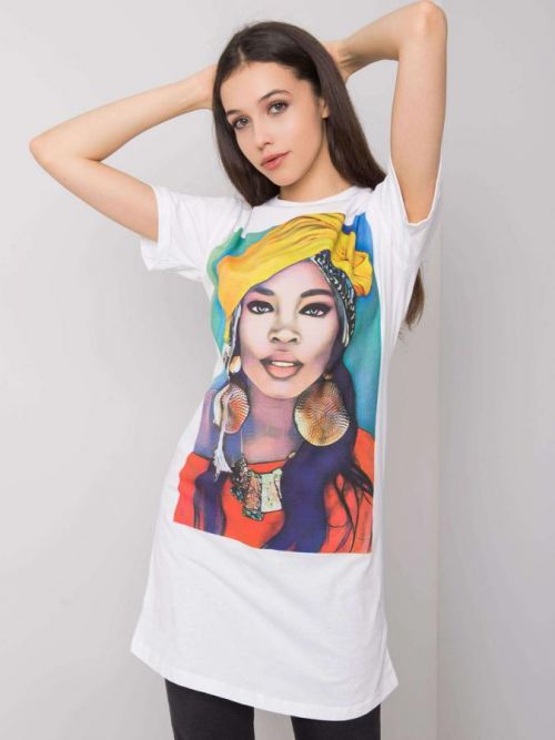 Sublevel Biela bavlnená tunika M