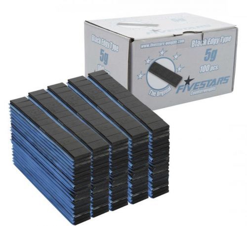 Fivestars Samolepiacie závažie black 60g pásik (5g) 100ks