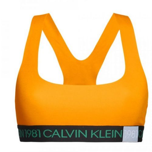 Športová podprsenka QF5577E-1ZK oranžová - Calvin Klein oranžová L
