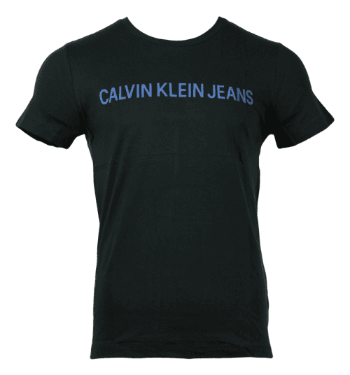 Pánske tričko OU57 tmavo modrá - Calvin Klein tmavo modrá M