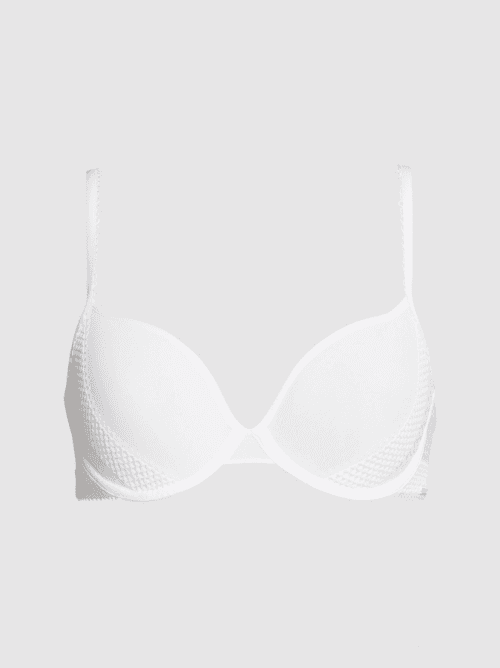 Dámska podprsenka QF5893E-100 biela - Calvin Klein biela 70D