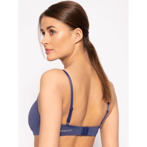 Podprsenka bez kostíc 164001 0P284 15434 tmavomodrá - Emporio Armani tmavo modrá 70B