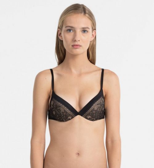 Podprsenka push-up QF1941E čierna - Calvin Klein čierna 70C