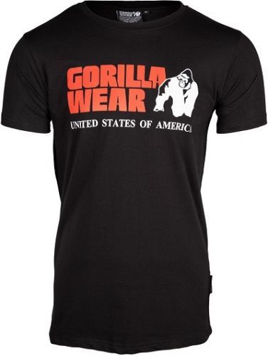 Gorilla wear pánske tričko s krátkym rukávom classic t-shirt black - s