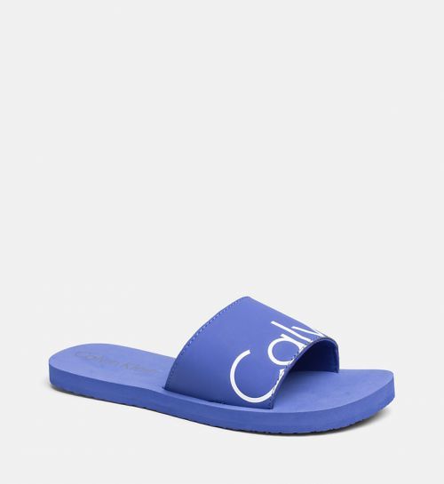 Šľapky KW0KW00398-038 modrá - Calvin Klein modrá 41/42