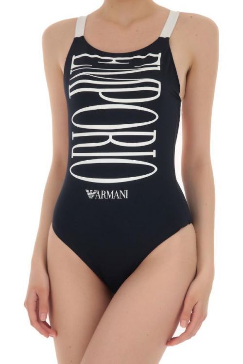 Dámske jednodielne plavky 262672 1P324 00135 námornícka modrá - Emporio Armani marine S