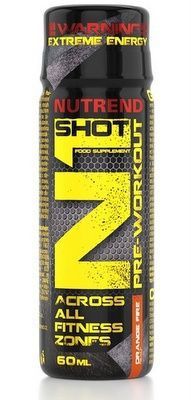 Nutrend n1 pre-workout shot 60 ml - pomaranč