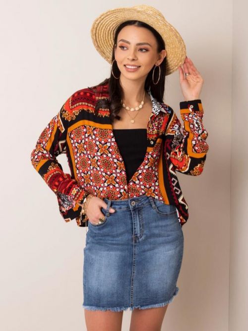 Modrá riflová sukne XS