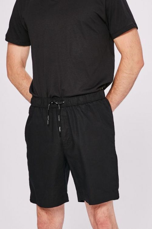 Pánske kraťasy KM0KM00186-001 čierna - Calvin Klein čierna XL