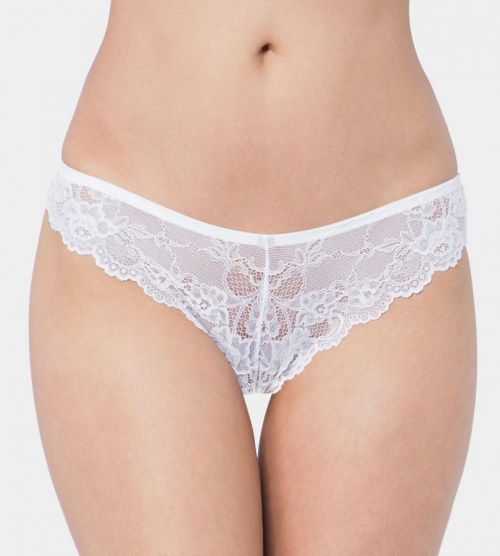 Tangá Tempting Lace Brazilian String - Triumph výrazne oranžová (1196) 000L