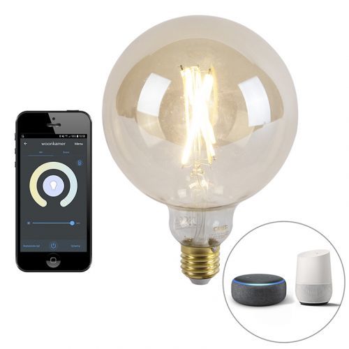 Inteligentná stmievateľná LED žiarovka E27 s aplikáciou 806 lm 1 800 - 3 000 K.