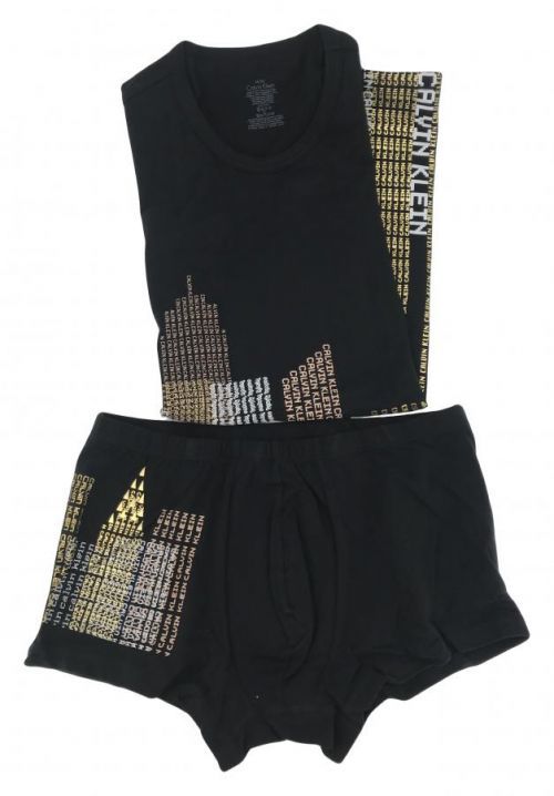 Pánsky komplet M4106E-001 hnedá - Calvin Klein hnedá M
