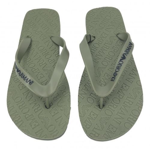 Pánske žabky X4QS01 XL826 khaki - Emporio Armani khaki 42