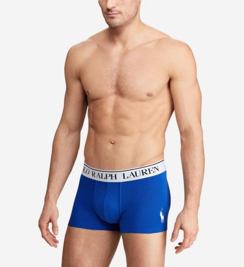 Boxerky 714753035024 modrá - Ralph Lauren modrá S