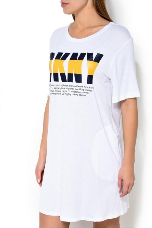 Dámska nočná košeľa YI2319475 - DKNY biela s potlačou M