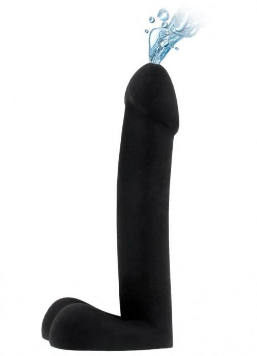 BASIC X AMADEO STRIEKAJÚCE DILDO ČIERNE