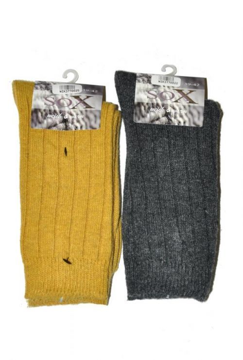 Dámske ponožky Wik Sox weich & Warm 37700 čierna 39-42