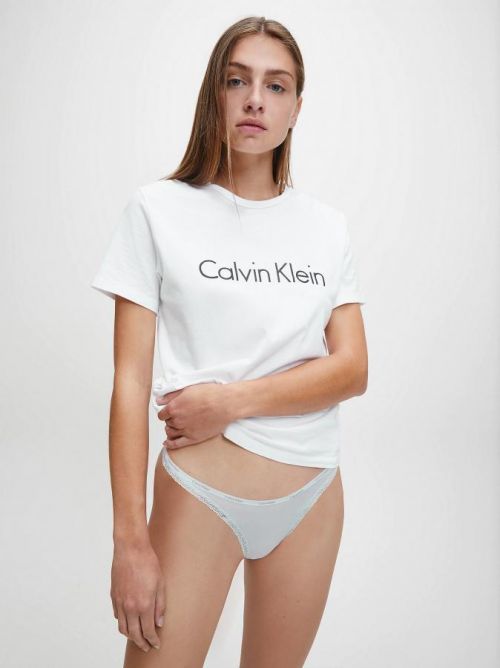 Tangá D3445E-8ZW modrá - Calvin Klein modrá L