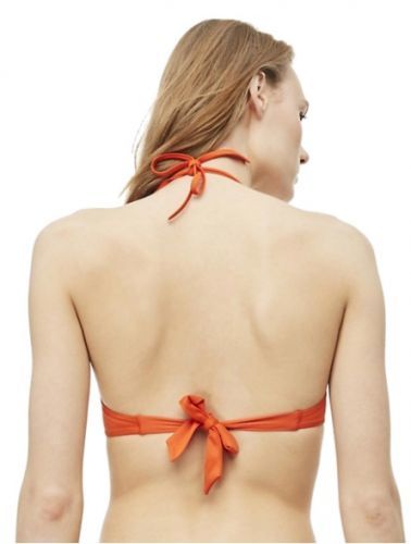 Vrchný diel plaviek KW0KW00552-659 oranžová - Calvin Klein oranžová L