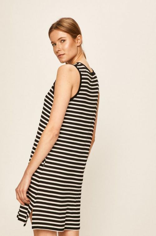 Dámska nočná košeľa YI3322403-055 čiernobiela - DKNY čiernobiela M