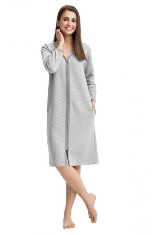 Dámsky župan Luna 214 3XL modrý 3XL