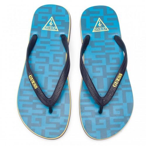 Plážové žabky F92Z08-B00H modrá - GUESS modrá XL