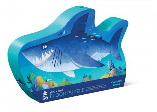 Crocodile Creek Puzzle - Žralok (36 ks) / Shaped Puzzle Shark Reef (36 pc)