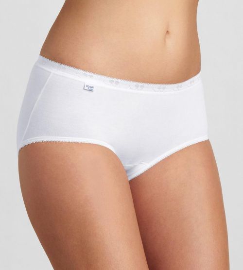 Nohavičky Sloggi Basic + Midi 2P biela 0003 - Triumph biela 38