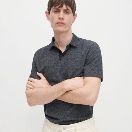 Reserved - Tričko polo regular fit - Čierna