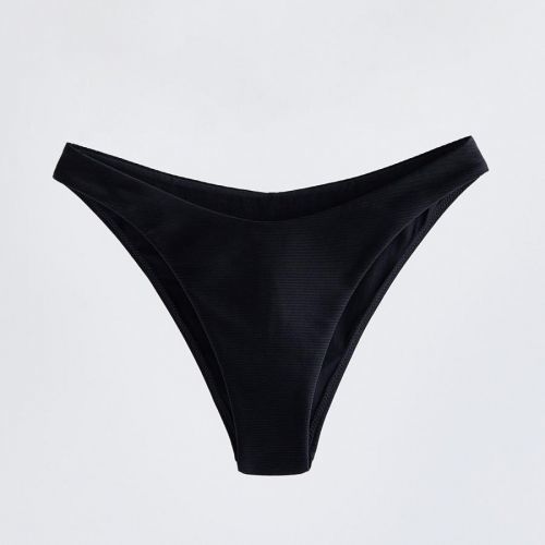 Reserved - Ladies` beachwear briefs - Čierna