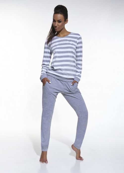 Dámske pyžamo Cornette 634/30 Molly dl / r biely M