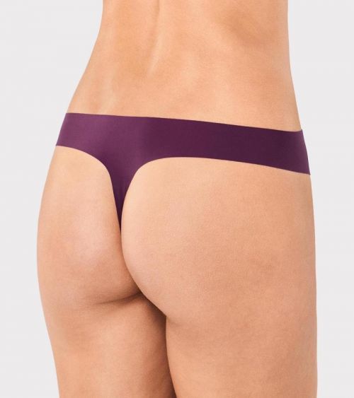 Tangá tmavo fialovej (3391) Zero Feel String - Sloggi fialová XS