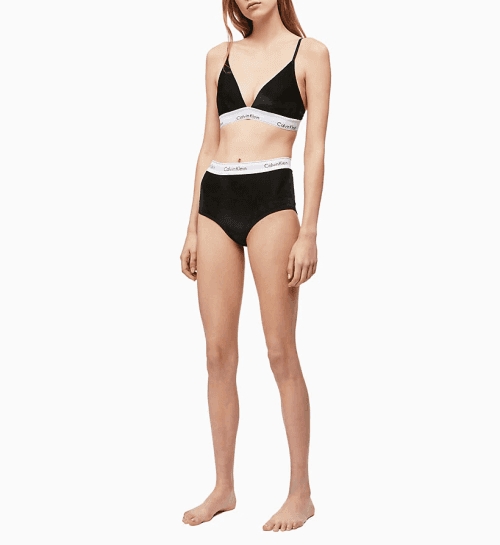 Podprsenka bez kostíc QF5508E-001 čierna - Calvin Klein čierna L