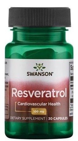 Swanson resveratrol 100 mg 30 kapsúl
