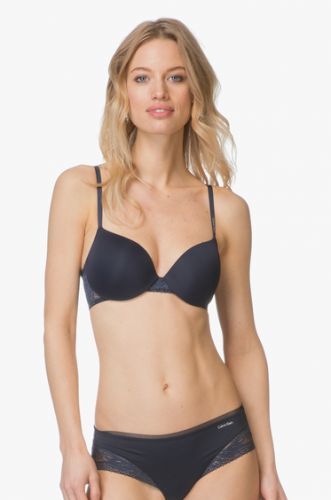 Podprsenka Lightly lined demin QF4448E - Calvin Klein tm.modrá 70D