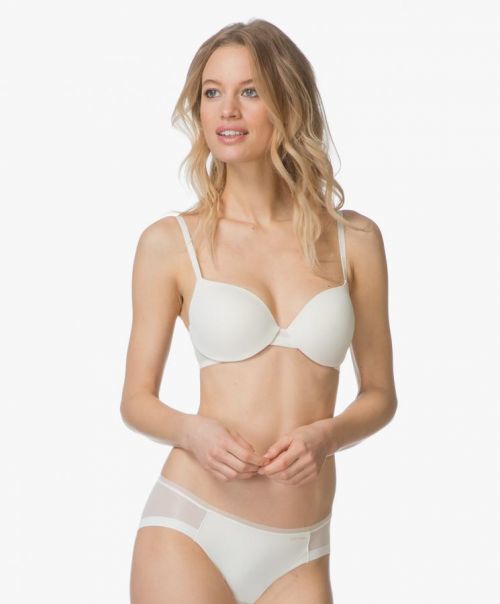 Podprsenka QF1739E - Calvin Klein tmavo ružová 70DD