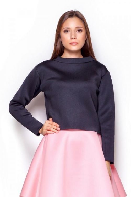 Dámska blúzka M341 black - fígľov čierna L