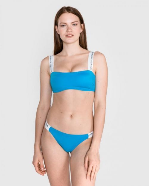 Vrchný diel plaviek KW0KW00548 - 451 - Calvin Klein modrá XXS