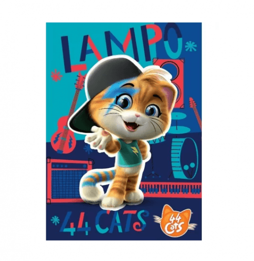 Deka s kreslenou mačkou